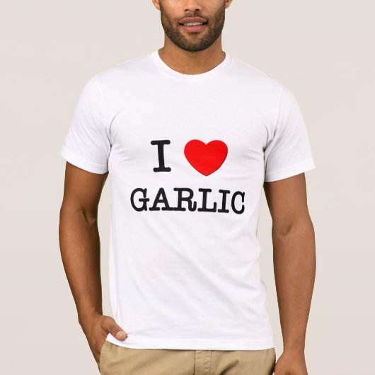 T-shirt J'aime l'ail (Devant)