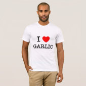 T-shirt J'aime l'ail (Devant entier)