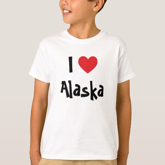 T-shirt J'aime l'Alaska (Devant)