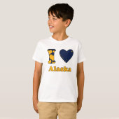 T-shirt J'aime l'Alaska (Devant entier)