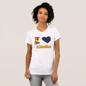 T-shirt J'aime l'Alaska (Devant entier)
