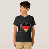 T-shirt J'aime l'Allemagne (Devant entier)