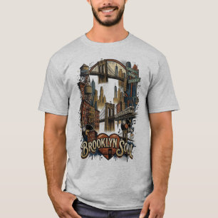 T-shirt J'aime l'âme de Brooklyn New York