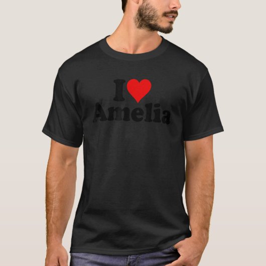 T-SHIRT J'AIME L'AMÉLIE DU COEUR (Devant)