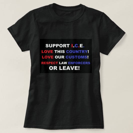 T-Shirt J'aime l'Amérique (Design devant)