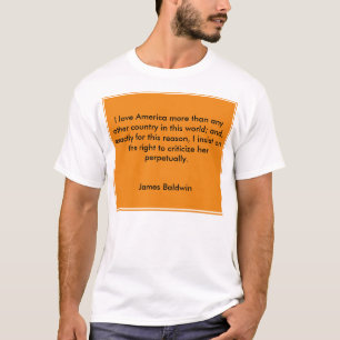 T-shirt J'aime l'Amérique davantage que n'importe quel