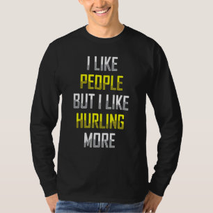 T-shirt J'aime lancer plus de vêtements de sport irlandais