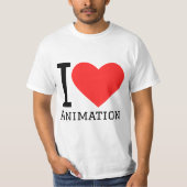 T-shirt J'aime l'animation (Devant)