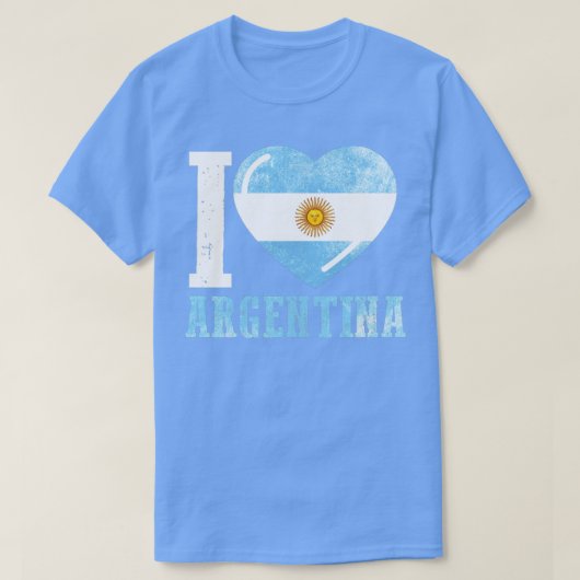 T-shirt J'aime l'Argentine (Design devant)