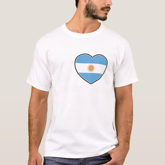 T-shirt J'aime l'Argentine (Devant)