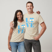 T-shirt J'aime l'Argentine (Unisexe)