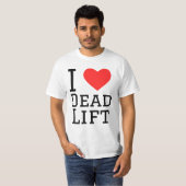 T-shirt J'aime l'ascenseur mort (Devant entier)