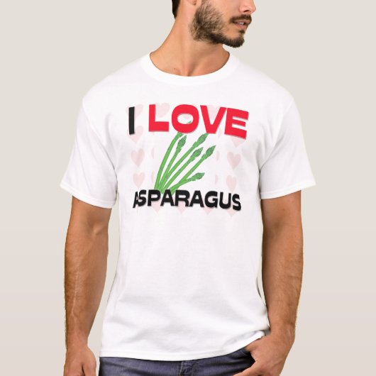 T-shirt J'aime l'asperge (Devant)