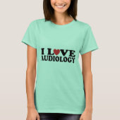T-shirt J'aime l'audiologie (Devant)
