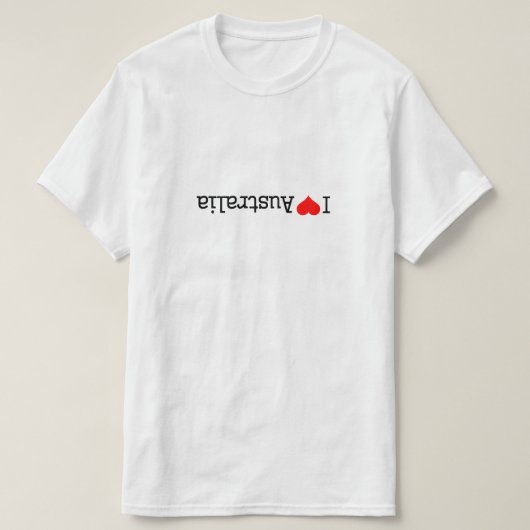 T-shirt J'aime l'Australie (Design devant)
