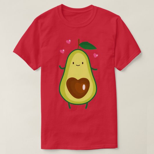 T-shirt j'aime l'avocat (Design devant)