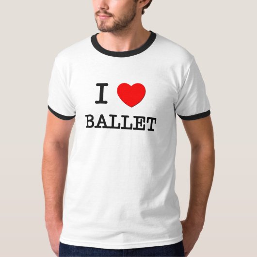 T-shirt J'aime le ballet (Devant)