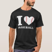 T-shirt J'Aime Le Baseball (Devant)