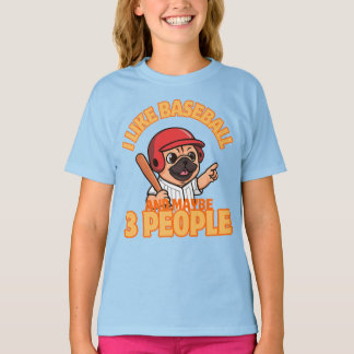 T-shirt J'aime le baseball