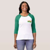 T-shirt J'aime le baseball avec compassion (Devant entier)