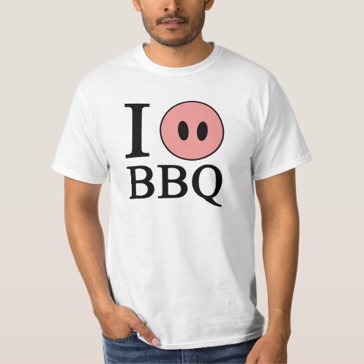 T-shirt J'aime le BBQ (Devant)