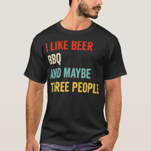 T-shirt J'Aime Le BBQ Bière
