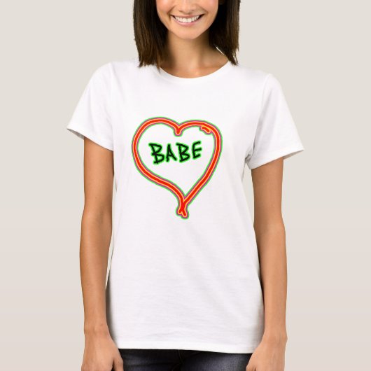 T-shirt j'aime le bébé (Devant)