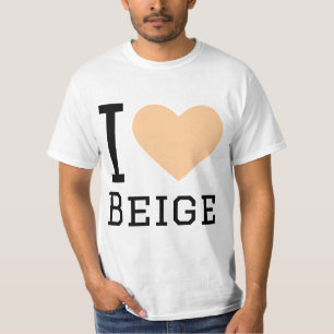 T-shirt J'aime le beige
