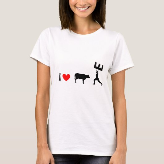 T-shirt J'aime le boeuf séché (Devant)