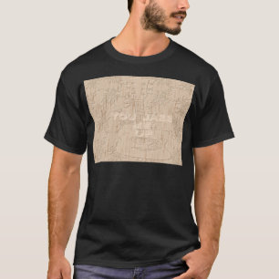 T-shirt J'aime le bois brun Hakuna Matata
