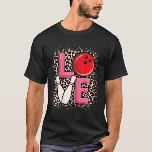 T-shirt J'aime le Bowling Femmes de Bowling Mignonnes Fill (Devant)