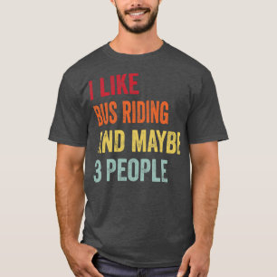 T-shirt J'Aime Le Bus Peut-Être 3 Personnes 1