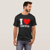 T-shirt J'aime le café (Devant entier)