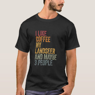 T-shirt J'Aime Le Café Mon Propriétaire Et Peut-Être 3 Per