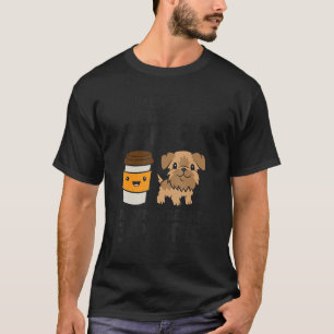 T-shirt J'Aime Le Café My Brussels Griffon Et Peut-Être 3