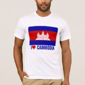 T-shirt J'aime le Cambodge (Devant)