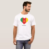 T-shirt J'aime le Cameroun (Devant entier)