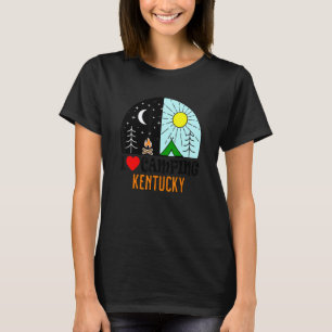 T-shirt J'aime le camping Kentucky Amérique plein air natu