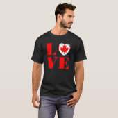 T-shirt J'aime le Canada (Devant entier)