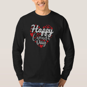 T-shirt J'aime le Canada Joyeux fête du Canada 1