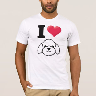 T-shirt J'aime le caniche de jouet