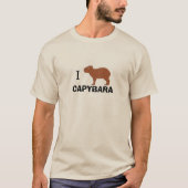 T-shirt J'aime le Capybara (Devant)
