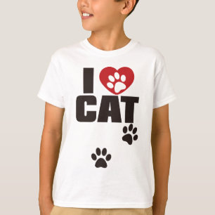 T-SHIRT J'AIME LE CAT