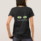 T-shirt J'aime le chat (Dos)