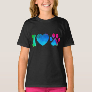 T-shirt J'aime le chien