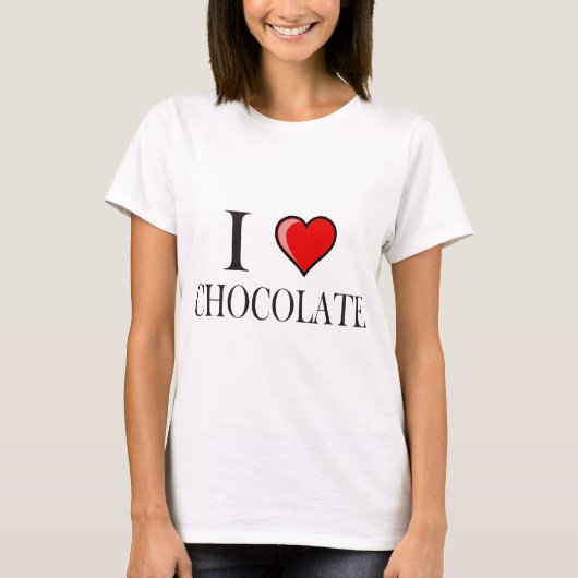 T-shirt J'aime le chocolat (Devant)