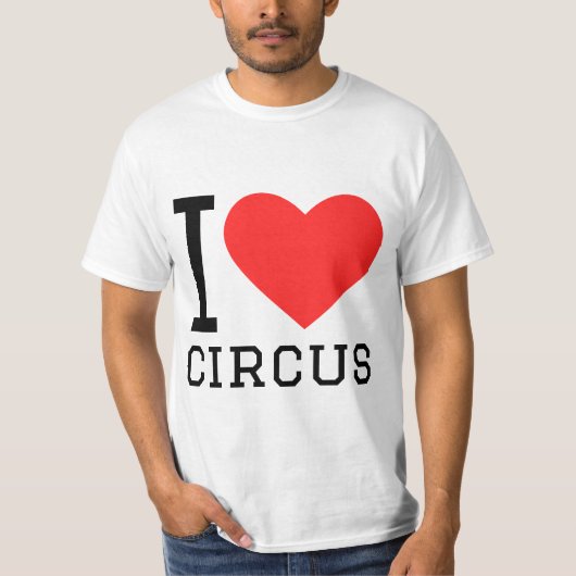T-shirt J'aime le cirque (Devant)