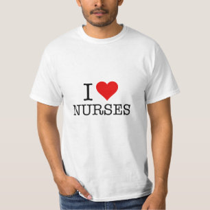 T-shirt J'aime le coeur Infirmières