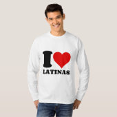 T-SHIRT J'AIME LE COEUR LATINAS (Devant entier)