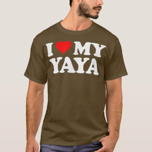 T-shirt J'Aime Le Coeur Mon Yaya